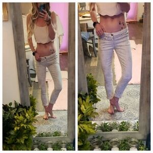"Vintage" Gap Always Skinny Floral Leaf Print Jeans
